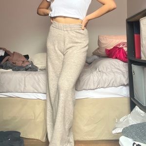 Knitted Wide Leg Pants